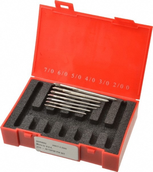 #0 to #7 Pin, Straight Shank, Taper Pin