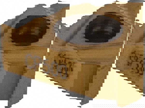 Laydown Threading Insert: 16ER 12ASB 45/7 CP500, Solid Carbide