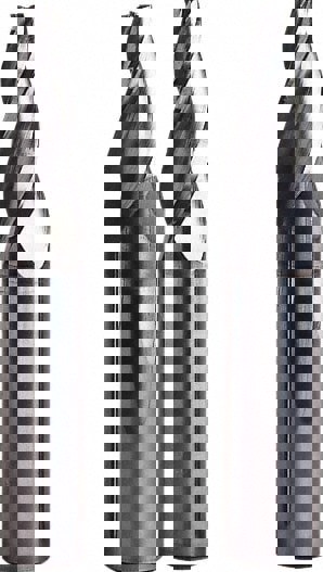 Tapered End Mill: 10 deg Angle per Side, 8.00 mm Small Dia, 32.00 mm LOC, 4 Flute, Solid Carbide, Square End