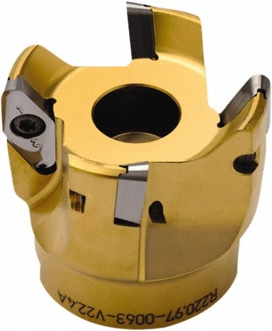 Indexable Copy Face Mill: 101.6 mm Max Cut Dia