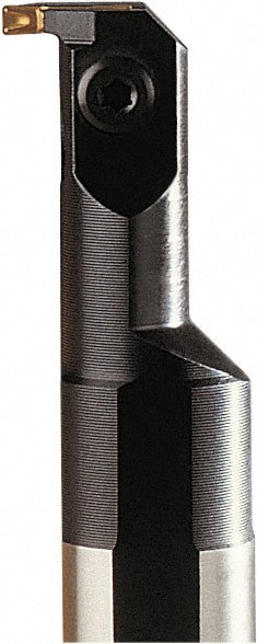 Indexable Boring Bar: A32T-CGJR1303, 32 mm Min Bore Dia, Right Hand Cut, 32 mm Shank Dia, Steel