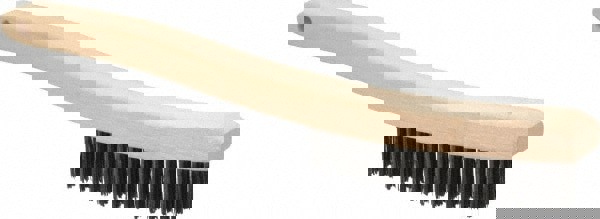 Scratch Brush, 3 Rows, 19 Columns, Steel