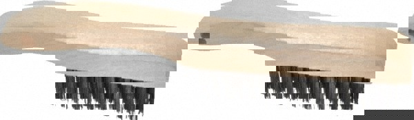 Scratch Brush, 4 Rows, 16 Columns, Steel