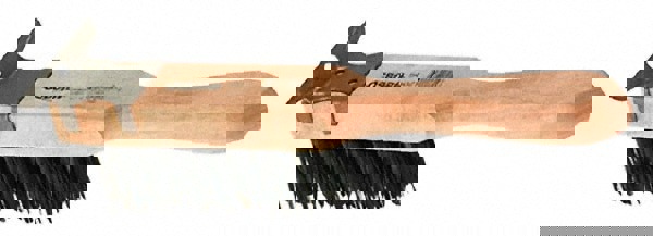 Scratch Brush, 4 Rows, 11 Columns, Steel