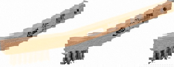 Scratch Brush, 3 Rows, 7 Columns, Stainless Steel