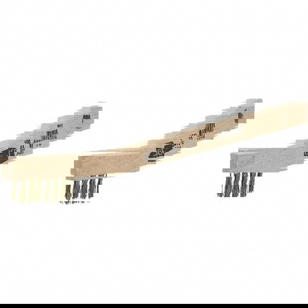 Scratch Brush, 3 Rows, Brass