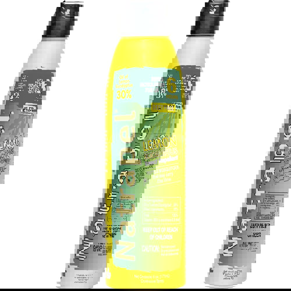 Personal Insect Repellents; Active Ingredient: Lemon Eucalyptus Oil ; Container Size: 6 ; Container Type: Can ; Protection Time: 6 ; Concentration: 30 ; Standards: EPA Registered