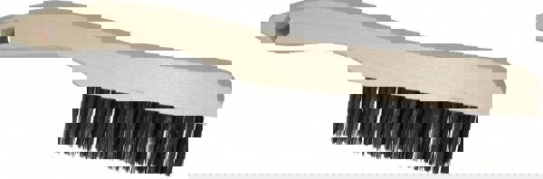 Scratch Brush, 4 Rows, 16 Columns, Steel