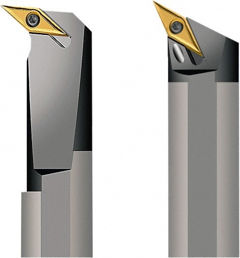 Indexable Boring Bar: A32S-PVPNR13, 40 mm Min Bore Dia, Right Hand Cut, 32 mm Shank Dia, 117.5 &deg; Lead Angle, Steel