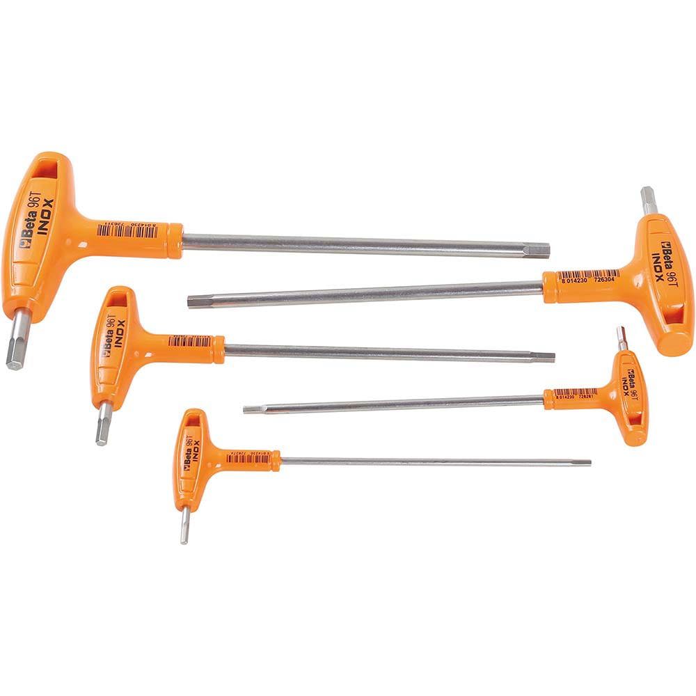 5 Piece T-Handle Hex Key Set