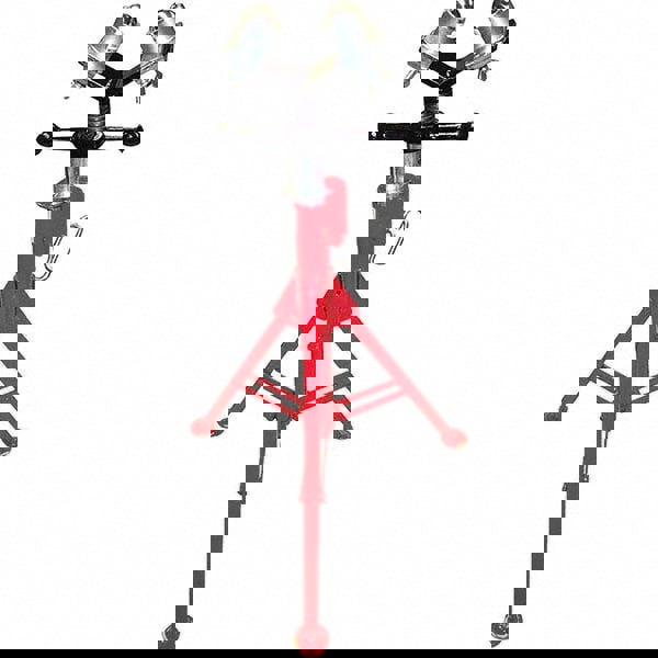 Pipe Support Stands & Jacks; Type: Hi-Jack With Dual-Wheel Roller Head ; Minimum Pipe Diameter: 1/2 (Inch); Maximum Pipe Diameter: 16 (Inch); Load Capacity (Lb.): 2500.000 ; Minimum Height (Inch): 27 ; Maximum Height (Inch): 50
