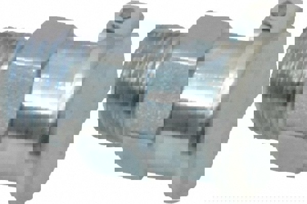 1/4-18 Thread, Steel, Zinc Plated, Threaded One Piece, Straight Oil Hole Cover