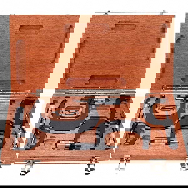 Mechanical Outside Micrometer Set: 4 Pc, 0 to 4