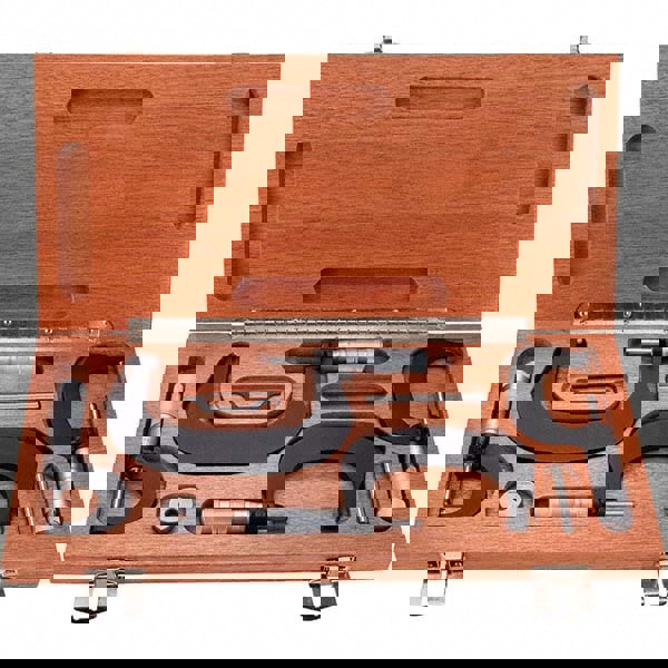 Mechanical Outside Micrometer Set: 4 Pc, 0 to 4