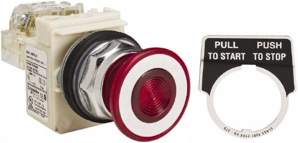 Push-Button Switch: 30 mm Mounting Hole Dia, Maintained (MA)
