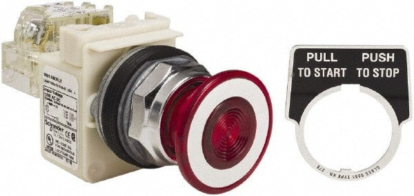 Push-Button Switch: 30 mm Mounting Hole Dia, Maintained (MA)