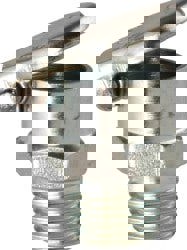 1/8-27 Thread, Steel, Zinc Plated, Threaded One Piece, Low-Clearance Straight Oil Hole Cover