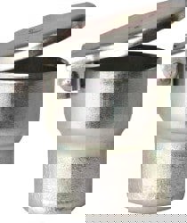 Steel, Zinc Plated, Shoulder Drive One Piece, Straight Oil Hole Cover