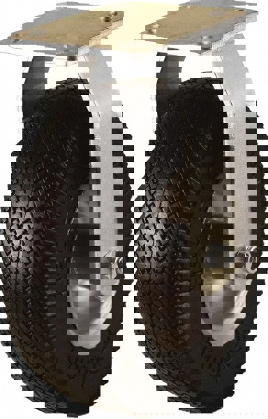 Rigid Top Plate Caster: Polyurethane, 8