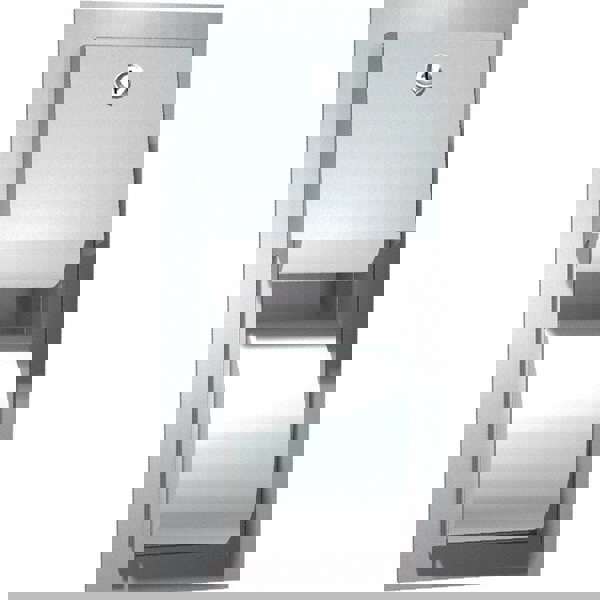 Standard Double Roll Stainless Steel Toilet Tissue Dispenser