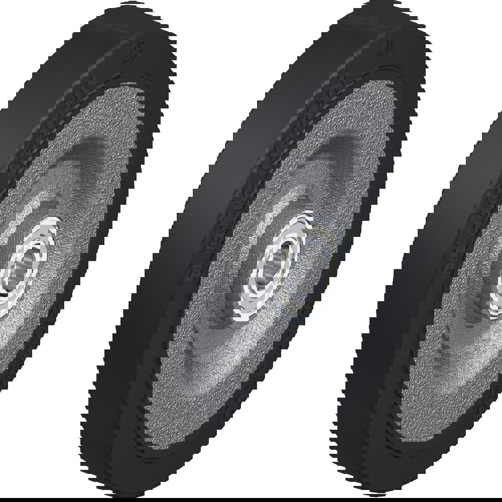 Caster Wheels; Wheel Type: Rigid; Swivel ; Wheel Diameter (Inch): 8 ; Bearing Type: Ball ; Wheel Width (Inch): 2 ; Wheel Core Material: Steel ; Wheel Material: Rubber