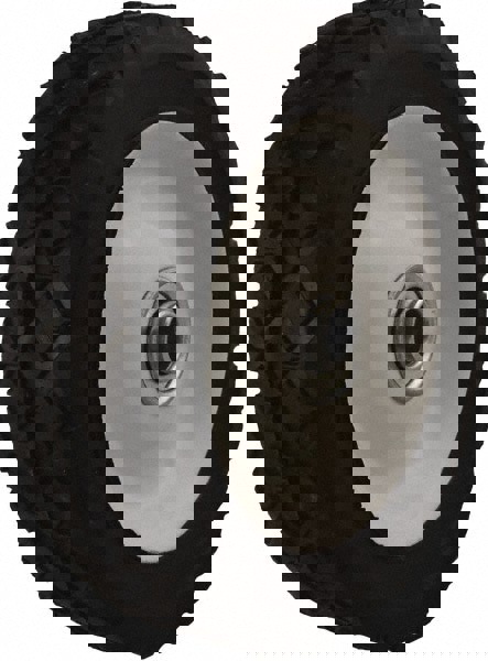 Semi-Pneumatic Caster Wheel: Rubber