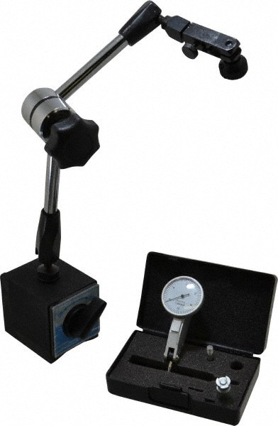 Dial Indicator & Base Kit: 0-15-0 Dial Reading