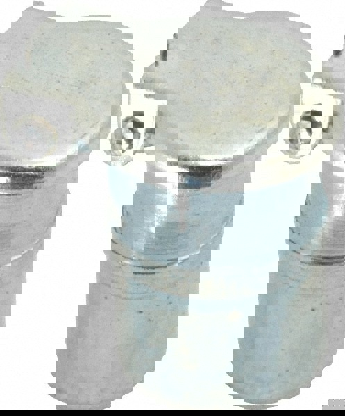 Steel, Zinc Plated, Beaded Drive One Piece, Straight Oil Hole Cover