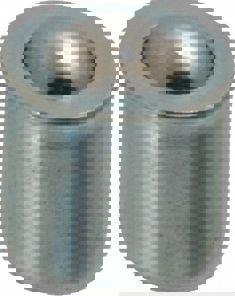 Steel, Zinc Plated, Plain Drive One Piece, Ball Valve Oil Hole Cover