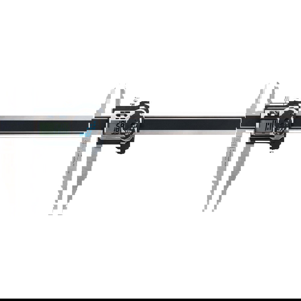 Electronic Calipers; Maximum Measurement (Decimal Inch): 39 ; Maximum Measurement (mm): 1000 ; Measurement Range: 0in to 39in, 0mm to 1000mm ; Resolution: 10.0005in, 10.0100mm ; Accuracy: 1in, 10.05mm ; Data Output: Yes