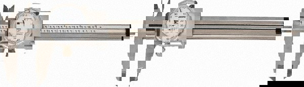 Dial Caliper: 6'' Range, 0.001'' Graduation, 0.1'' per Revolution