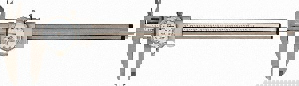 Dial Caliper: 8'' Range, 0.001'' Graduation, 0.1'' per Revolution