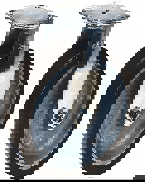 Caster Wheel: Hard Rubber