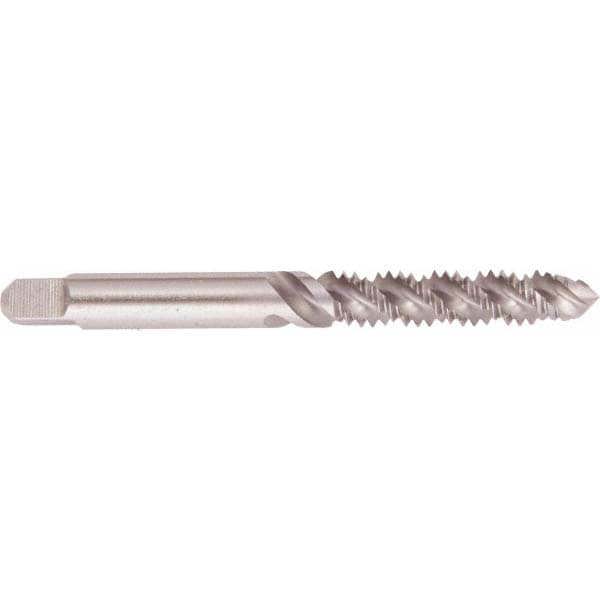 #8-32 UNC, 3 Flute, 50&deg; Helix, Plug Chamfer, Bright Finish, High Speed Steel Spiral Flute STI Tap