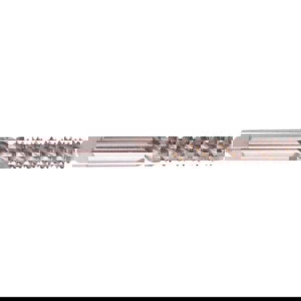 M6x1.00 Metric Coarse/EGM, 3 Flute, Bottoming Chamfer, Bright Finish, High Speed Steel Spiral Flute STI Tap