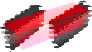 12 PLAS MUD PAN RED.