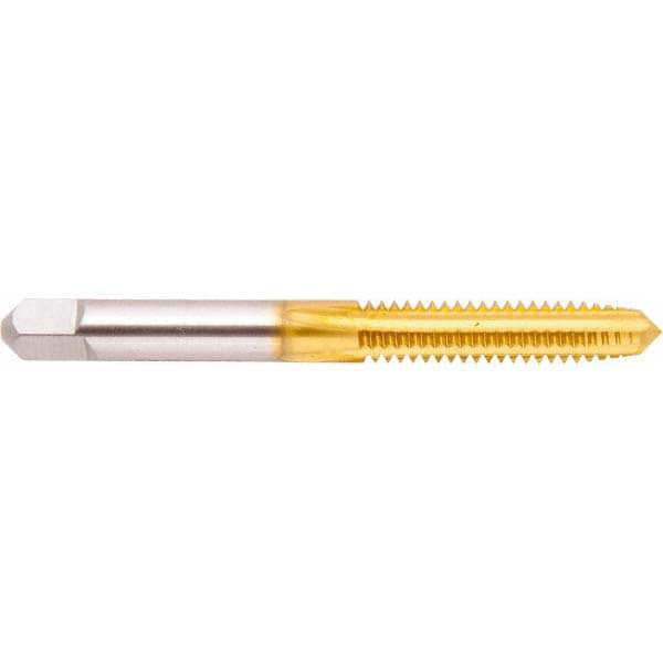 #4-40 Plug RH 2B H2 TiN High Speed Steel 3-Flute Straight Flute Hand Tap