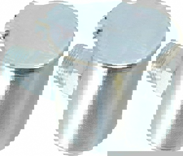 1/2-14 Thread, Steel, Zinc Plated, Threaded One Piece, Elbow Oil Hole Cover