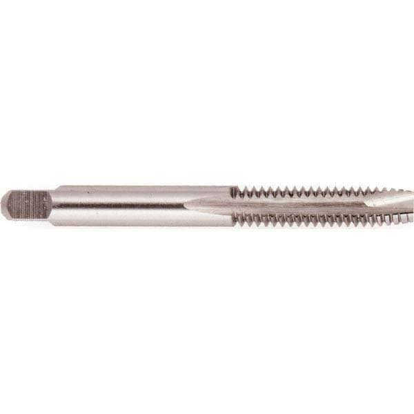 Spiral Point Tap: #10-24, UNC, 2 Flutes, Bottoming, High Speed Steel, Bright Finish