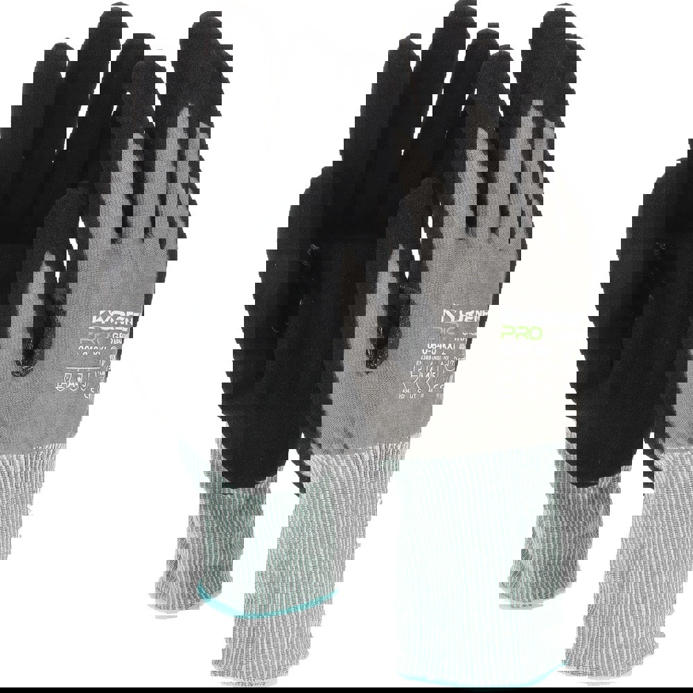 Cut-Resistant Gloves: Size 2XL, ANSI Cut A4, Nitrile, Micro Foam