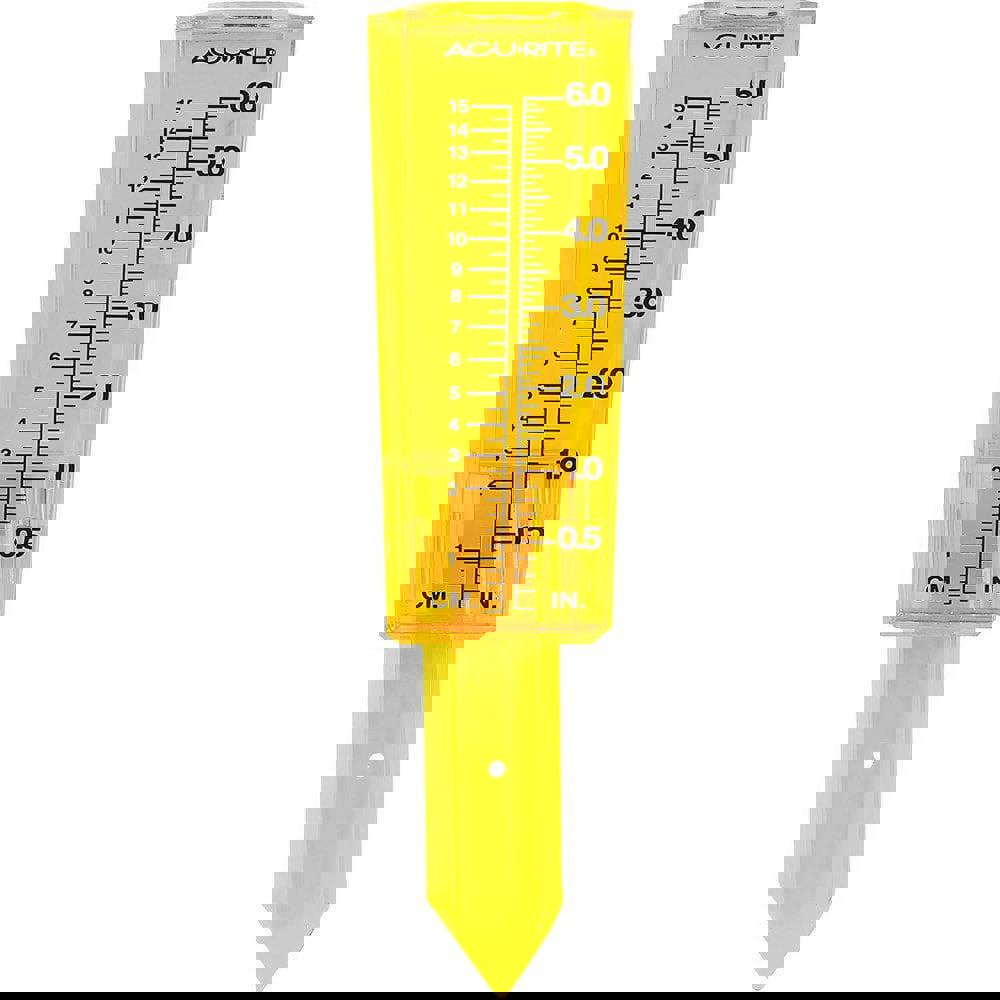 Rain Gauges; Thermometer: No ; Magnifying: No ; Mount Type: Wall ; Material: Glass; Acrylic; Plastic ; Capacity: 6
