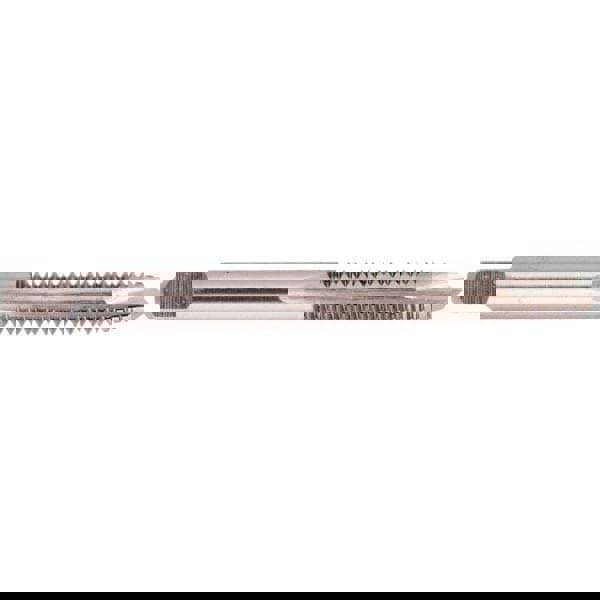 Spiral Point Tap: 3/8-24, UNF, 3 Flutes, Plug, 3B, High Speed Steel, Bright Finish