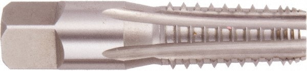 Interrupted Thread Pipe Taps; Thread Size (Inch): 1 - 11-1/2 in; Thread Standard: NPTF; Material: High Speed Steel; Number of Flutes: 5.0; Threads Per Inch: 11.5; Projection: 0.6780 in; Finish: Bright; Overall Length (Inch): 3.75 in; 3-3/4; Thread Length