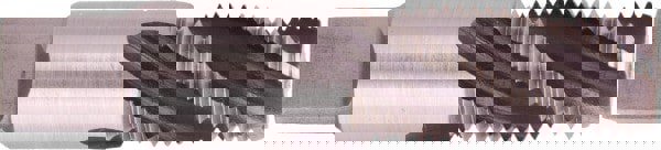 1/4-18 NPTF, 4 Flutes, Taper Chamfer, Bright Finish, High Speed Steel, Spiral Flute Pipe Tap