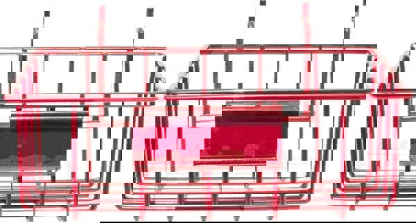 Peg Board/Slatwall Basket: Rectangular