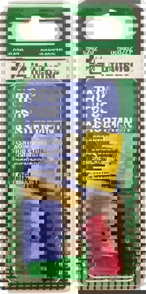 Fuse Service Kits; Compatible Fuse Class: ATO ; Includes: (1) Each: ATO 5A, 10A, 15A, 20A, 25A, 30A Fuses