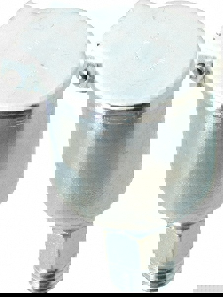 1-11/32 Ounce Capacity, 3/8-18 Thread, Steel, Zinc Plated, Brazed Body Oil Cup