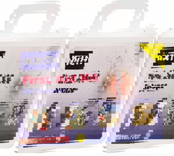 Multipurpose/Auto/Travel First Aid Kit: 138 Pc, for 25 People