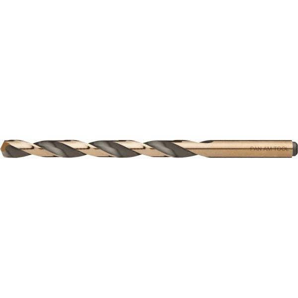 Jobber Length Drill Bit: #30 (0.1285) Dia, 135 deg, Cobalt