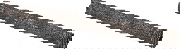 Black Pipe Nipple: 1/2